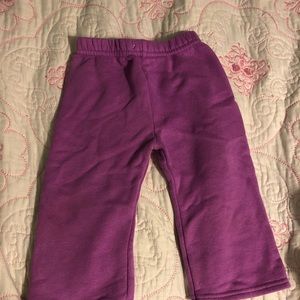 Purple sweatpants for babies !